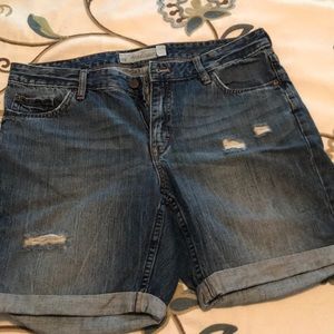 Denim shorts